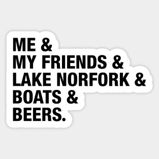 Arkansas Summer Plans - Lake Norfork Sticker